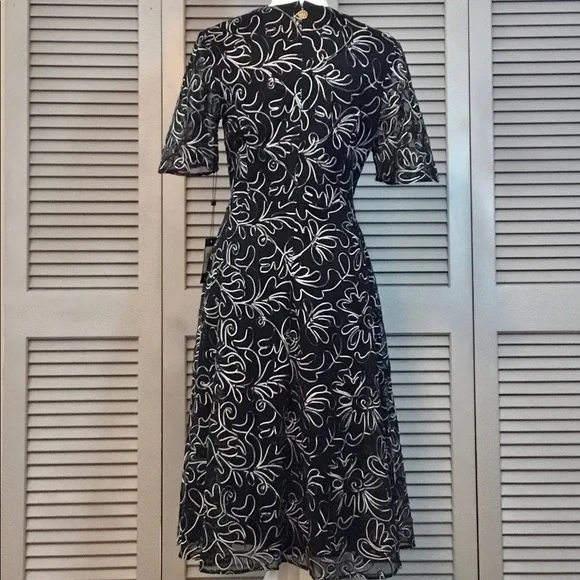 Tommy Hilfiger Special Occasion/Cocktail Black Dress - Picture 7 of 14